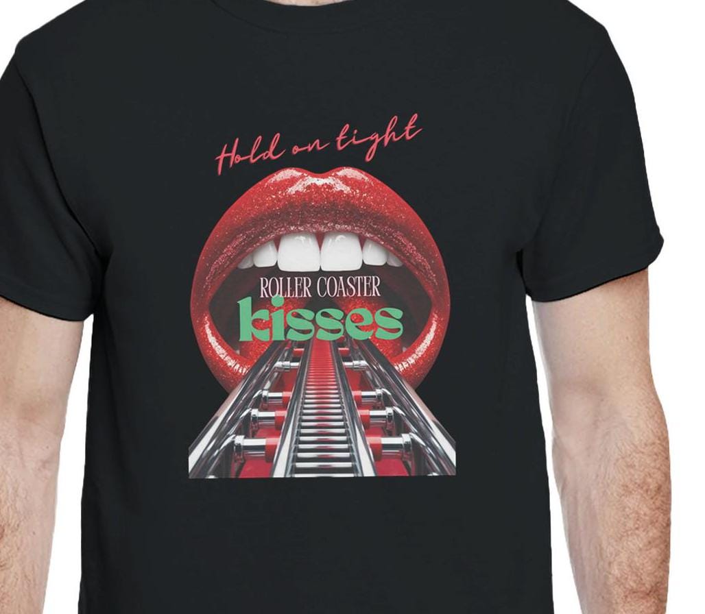Freizeitpark Shirt, Achterbahn-Fan, Geschenkidee Freizeitpark-Fan,T-Shirt Achterbahn Spruch, Gruppen Tshirt, Gruppen Shirts, lustiges Shirt