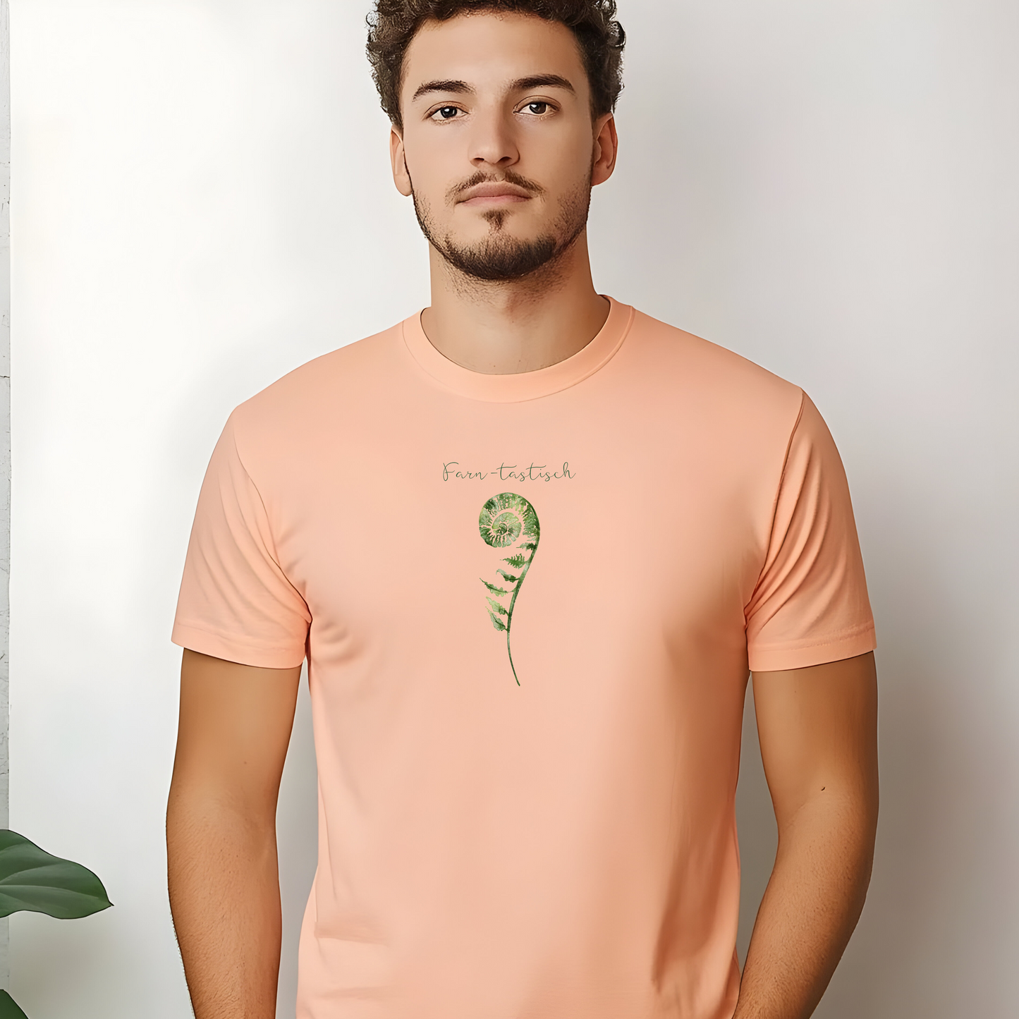 Farn Shirt, Farn-tastisch, Wald Shirt, Waldbaden Unisex T-Shirt aus Bio-Baumwolle