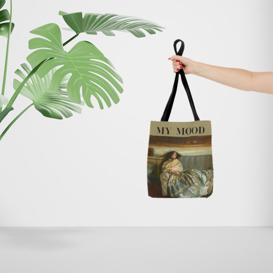 Tote Bag Kunstdruck,  Tasche My Mood, Umhängetasche, John Singer Sargent, Tasche witzig, Tote Bag witzig, Handtasche All over print