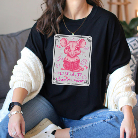 Leseratte Shirt, Cheese and Chapter, Buch Shirt, Booktok, Bücherliebe, Lesen Geschenke, Tshirt Bücher, Buchliebhaber, Lesen Geschenke