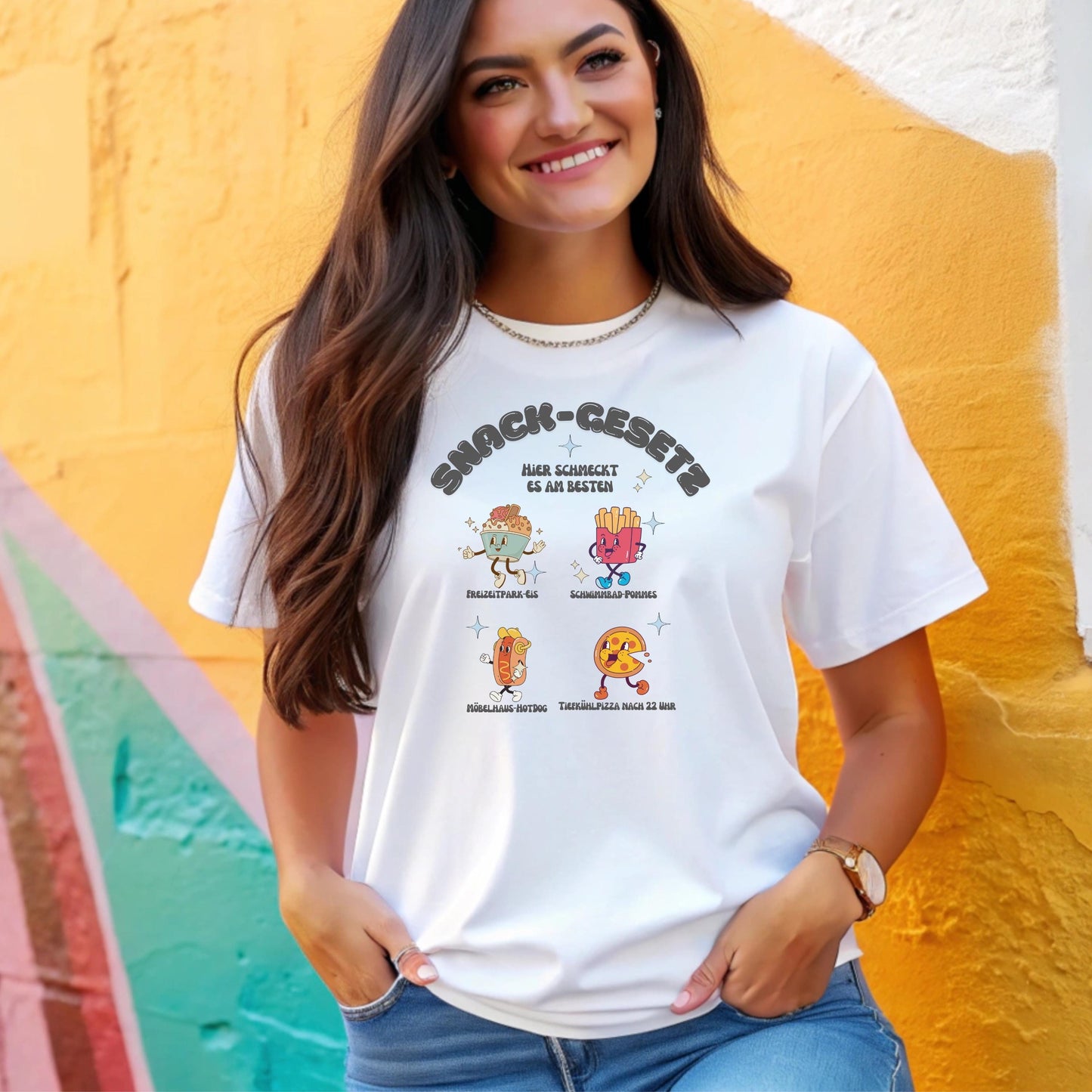 Hotdog Shirt, Freizeitpark T-Shirt, Pommes Shirt, Pizza Shirt, Geschenkidee Tshirt, lustiges Shirt, Schwimmbad-Pommes, Snack T-Shirt, Food