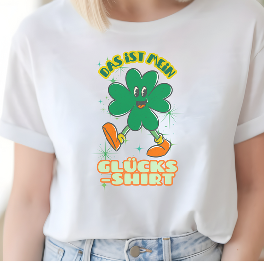 Glücks-Shirt, lustiges  T-shirt, perfekt für Genesung, Gute Besserung, Ausflüge, Geburtstag, Team-Ausflug, Geschenk Arbeitskollegen